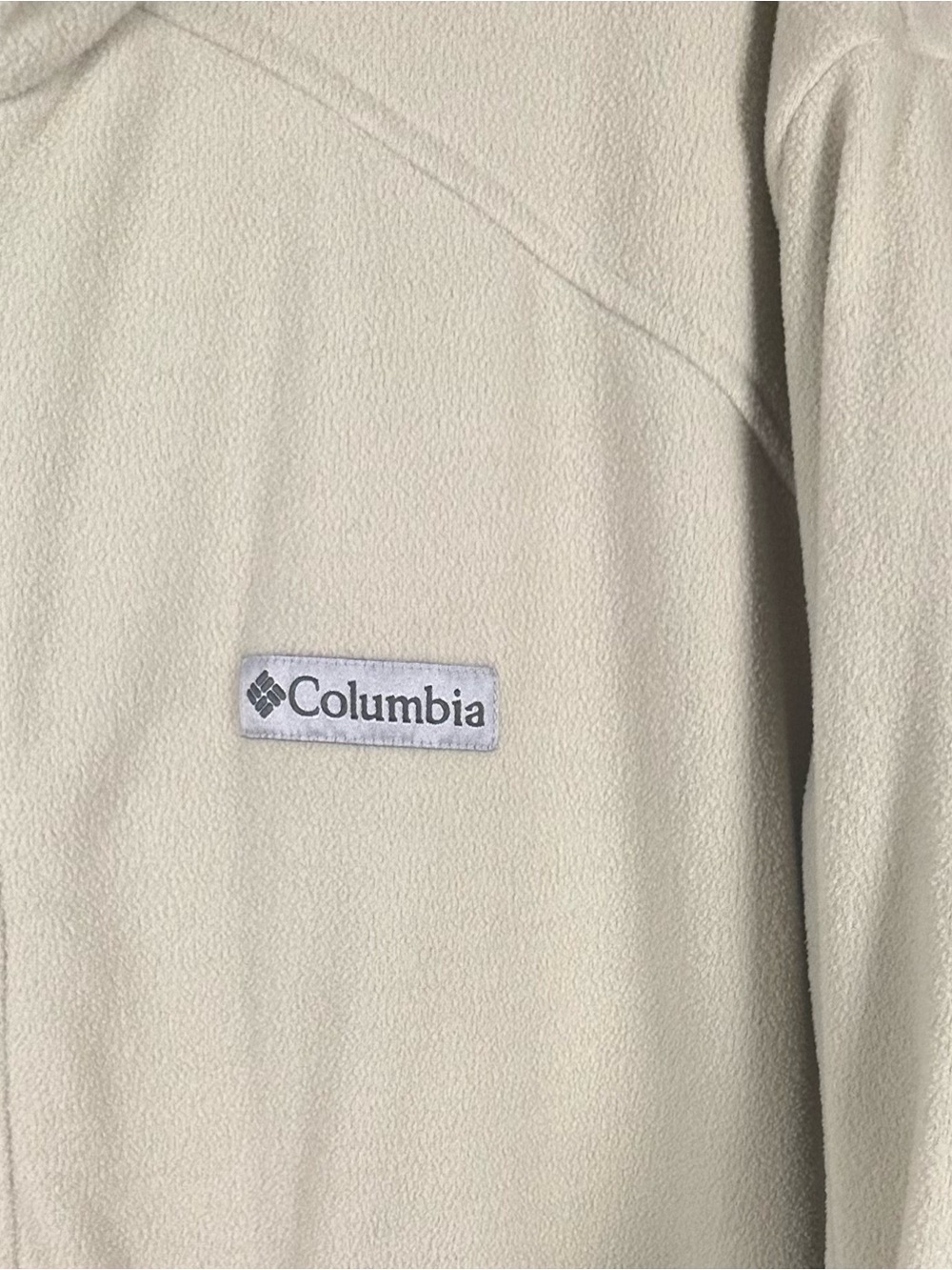 Columbia Light Beige Full-Zip Fleece Jacket - Picture 4 of 8